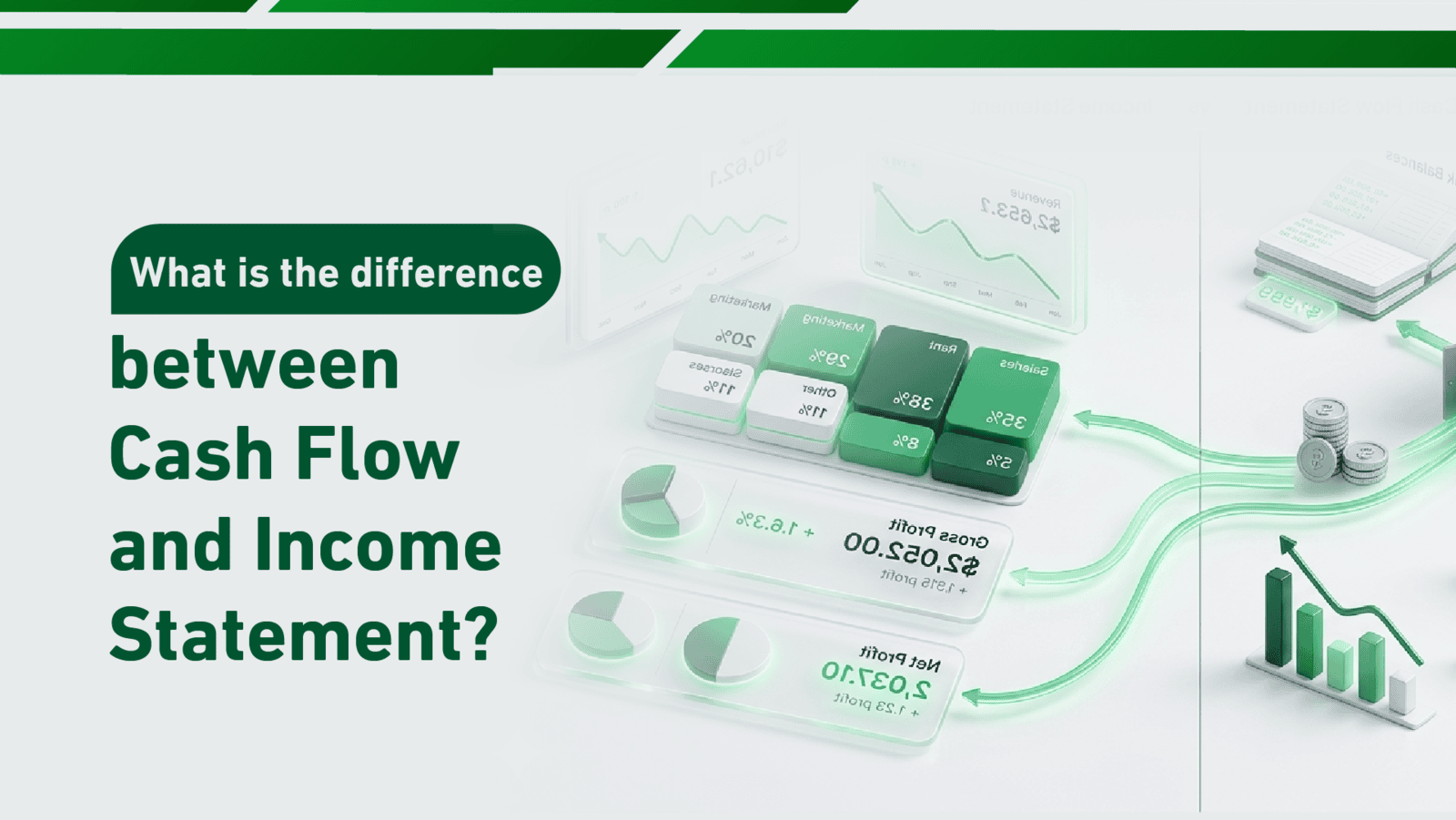 What is the difference between Cash Flow and Income Statement?